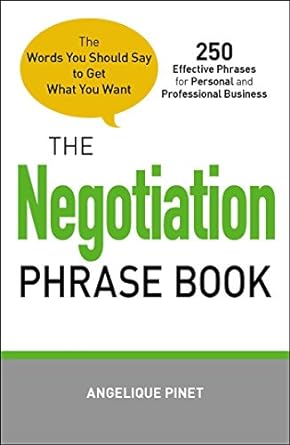Negotiation Phrase Book - MPHOnline.com