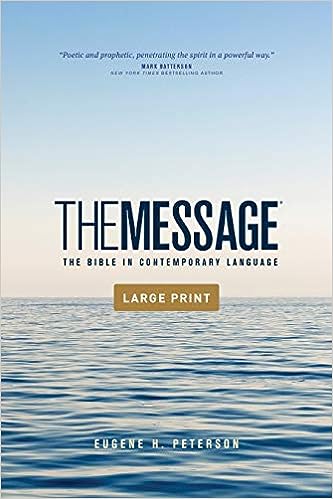 The Message Outreach Edition, Large Print : The Bible in Contemporary Language - MPHOnline.com