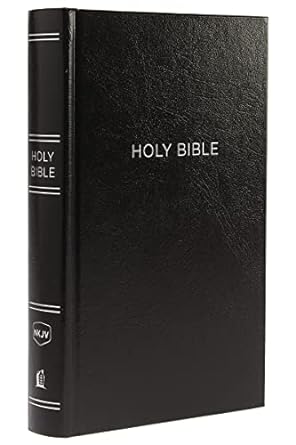 NKJV Holy Bible, Personal Size Giant Print Reference Bible, Black, Hardcover, 43,000 Cross References, Red Letter, Comfort Print: New King James Version - MPHOnline.com