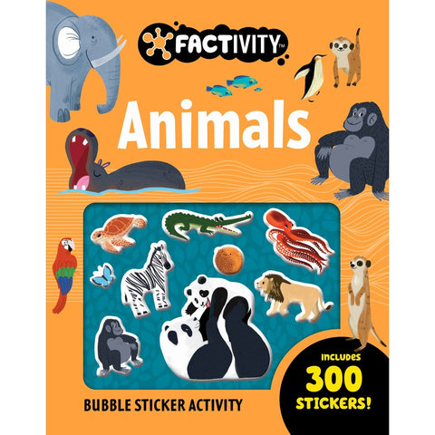 Factivity Bubble Sticker Activity: Animals - MPHOnline.com