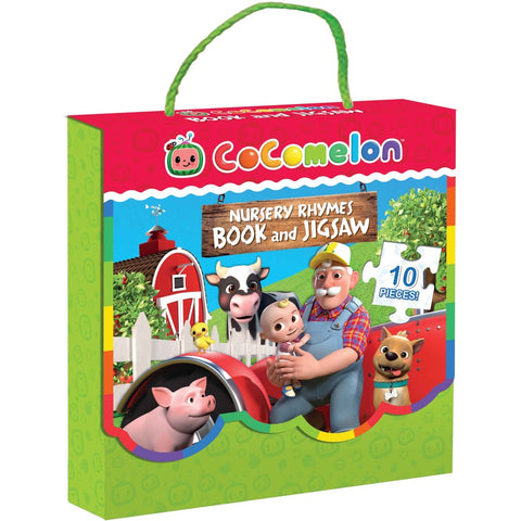 CoComelon Nursery Rhymes Book & Jigsaw (10 pieces) - MPHOnline.com