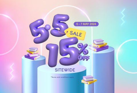 5.5 3 Day Sale! Clear that TBR list with 15% off SITEWIDE.