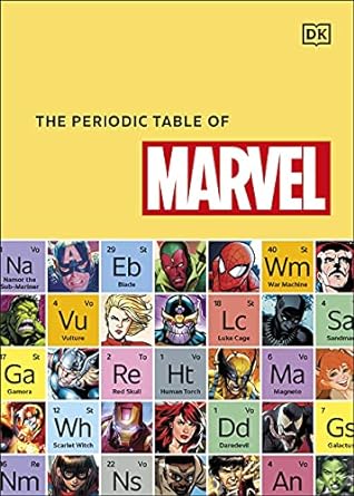 The Periodic Table of Marvel - MPHOnline.com