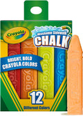Crayola 512012 12 Count Sidewalk Chalk - MPHOnline.com