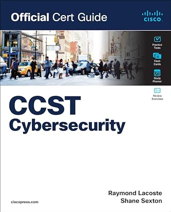 CCST Cybersecurity 100-160 Official Cert Guide - MPHOnline.com