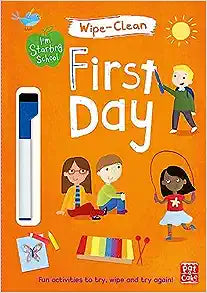I`M Starting School: First Daywipe-Clean Book With Pen - MPHOnline.com