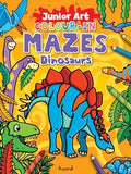 Junior Art Colour-in Mazes: Dinosaurs - MPHOnline.com