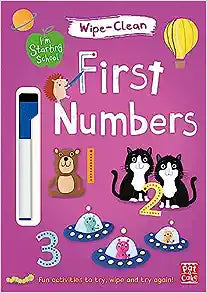 I`M Starting School: First Numbers Wipe-Clean Book With Pen - MPHOnline.com