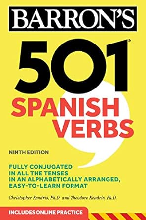 501 Spanish Verbs, Ninth Edition (Barron's 501 Verbs) (Spanish Edition) Ninth Edition - MPHOnline.com