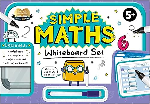 5+ Simple Maths (Help With Homework Book and Whiteboard Set ...