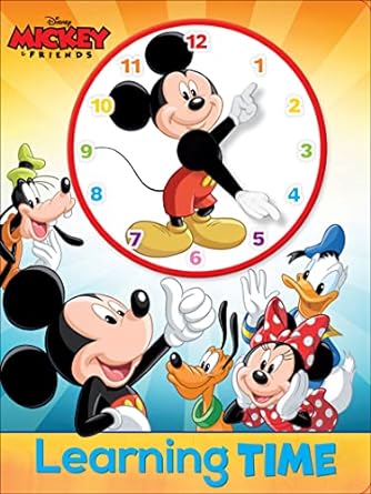 Disney Mickey and Friends: Learning Time (Board Book with clock) - MPHOnline.com