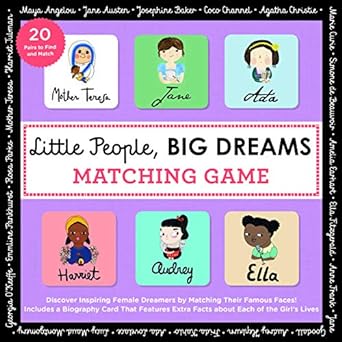 Little People, Big Dreams Matching Game - MPHOnline.com