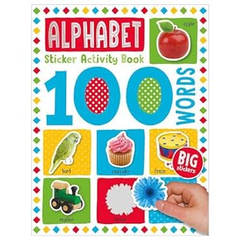 100 Alphabet Words Sticker Activity - MPHOnline.com