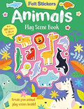 Felt Stickers :  Animals Play Scene Book - MPHOnline.com