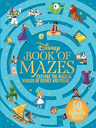 Disney Book of Mazes :Explore the Magical Worlds of Disney and Pixar - MPHOnline.com