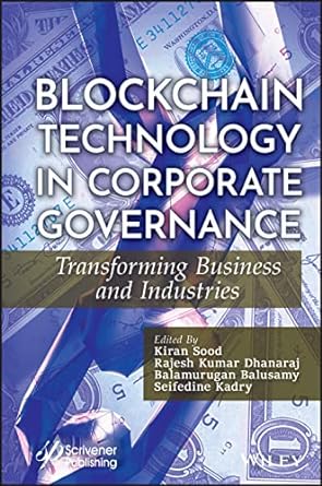 Blockchain Technology in Corporate Governance : Transforming Business and Industries - MPHOnline.com