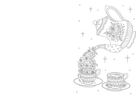 The Wellbeing Colouring Book: Calm - MPHOnline.com