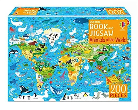 Animals Of The World Book Andjigsaw (9781474969420) - MPHOnline.com