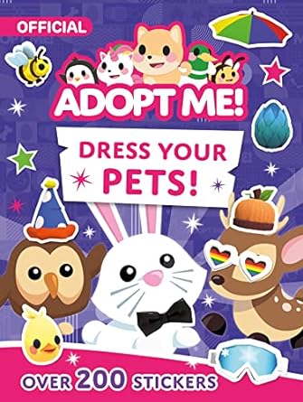 Adopt Me: Dress Your Pets! Official Sticker Book - MPHOnline.com