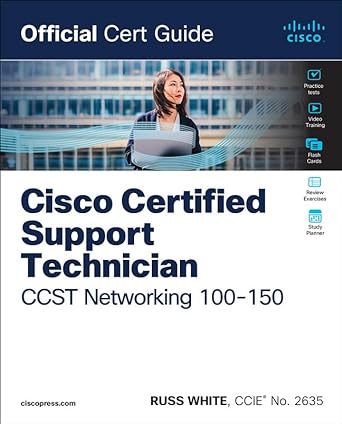 Cisco Certified Support Technician CCST Networking 100-150 Official Cert Guide - MPHOnline.com