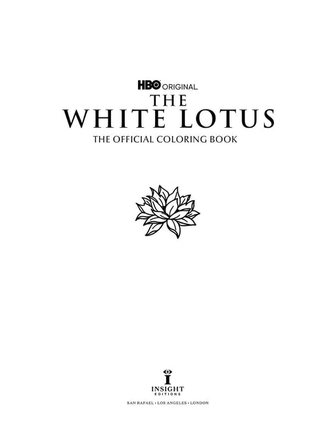 HBO Original Series: The White Lotus: The Official Coloring Book - MPHOnline.com