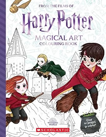 Harry Potter Magical Art Colouring Book - MPHOnline.com