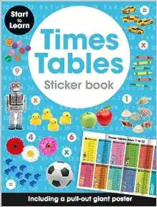 Start To Learn: Times Table Sticker Book - MPHOnline.com