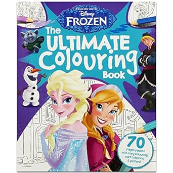 Disney Frozen the ultimate colouring book (48pp) - MPHOnline.com