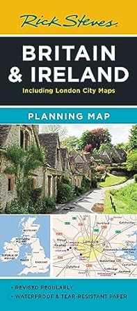 Rick Steves Britain & Ireland Planning Map - MPHOnline.com