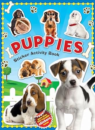 Puppies Sticker Activity Book - MPHOnline.com