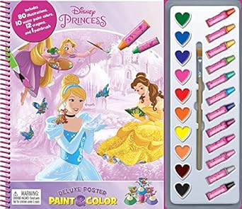 Deluxe Poster Paint & Color: Disney Princess - MPHOnline.com