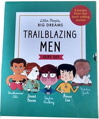 Trailblazing Men 5 Book Boxed Gift Set : Muhammad Ali, David Bowie, Stephen Hawking, Bruce Lee and Mahatma Ghandi - MPHOnline.com