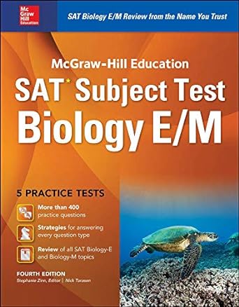 Mcgraw Hill Sat Subject Test Biology E/M 4 Ed - MPHOnline.com