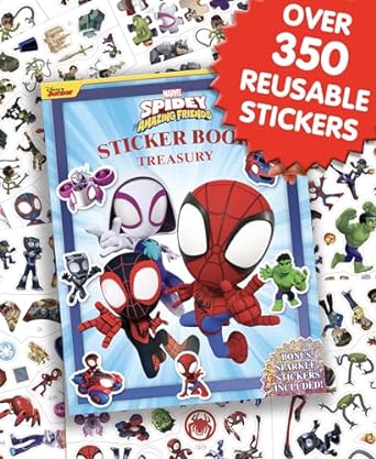 Sticker Book Treasury: Marvel Spidey & Friends - MPHOnline.com