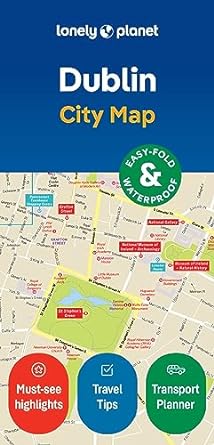 Lonely Planet Dublin City Map, 2nd Edition - MPHOnline.com