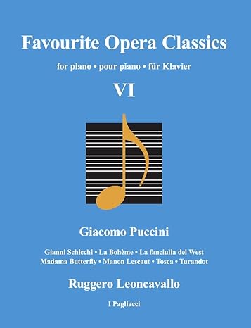 Favourite Opera Classics VI (Classical Sheet Music) - MPHOnline.com