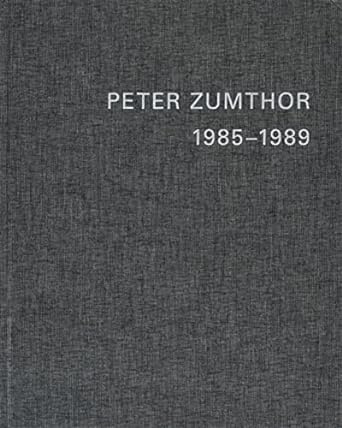 Peter Zumthor English Replacement Volume 1 - MPHOnline.com