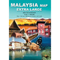 Malaysia Map Extra Large (Laminated) - MPHOnline.com