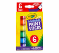 CRAYOLA 546207, 6ct WH Paint Sticks, 546207 - MPHOnline.com