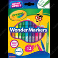 CRAYOLA: 580084 Wonder Markers 12CLR - MPHOnline.com
