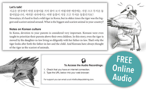 Korean Folktales for Language Learners : Traditional Stories in English and Korean (Free online Audio Recordings) (Stories for Language Learners) - MPHOnline.com