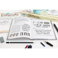 Art Maker Calligraphy Masterclass Kit-3 Nib Starter Kit plus Instructional Book and Practice Pad - MPHOnline.com