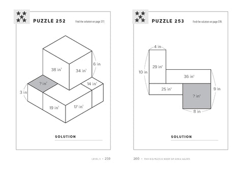 The Big Puzzle Book of Area Mazes : 300 Mind-Bending Math Puzzles in Five Challenge Levels - MPHOnline.com