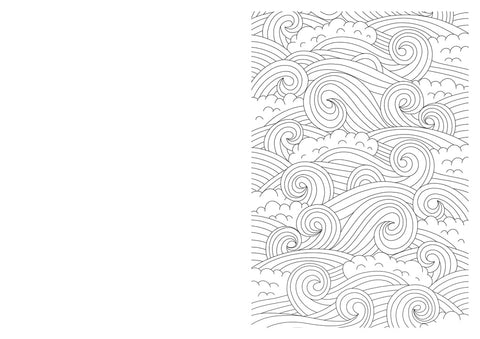 The Wellbeing Colouring Book: Calm - MPHOnline.com