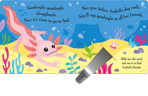 Magic Torch Book Goodnight Axolotl