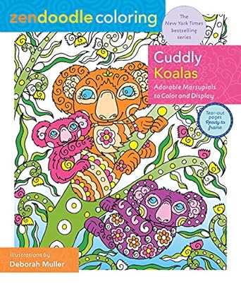 Zendoodle Coloring: Cuddly Koalas - MPHOnline.com