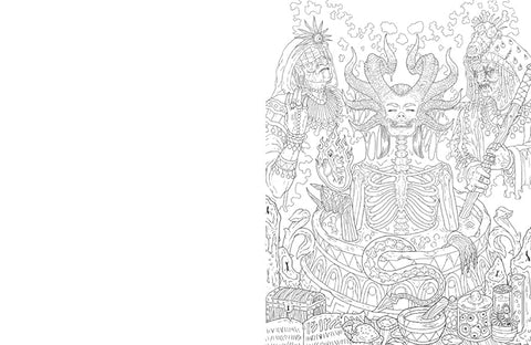 Dark Art Supernatural: A Creepy Colouring Book - MPHOnline.com