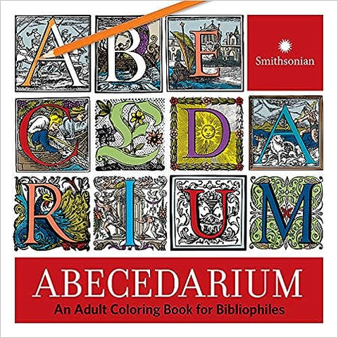 Abecedarium: An Adult Coloring Book for Bibliophiles - MPHOnline.com