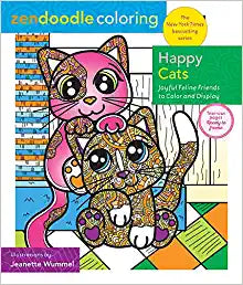 Zendoodle Coloring: Happy Cats - MPHOnline.com