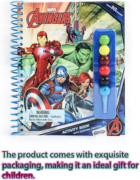 Activity Book with Stacking Crayons: Marvel Avengers / 101052 - MPHOnline.com